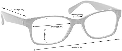 A empresa de óculos de leitura Gray TortoisShell Hand acabou os leitores masculinos de mola de mola R71-7 +1,50