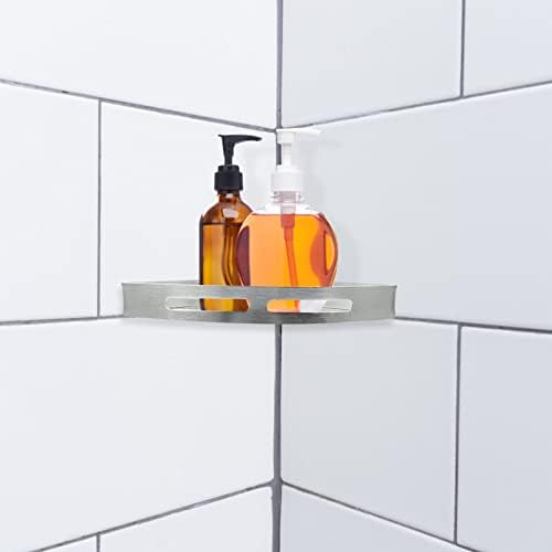 Zerodeko Locker prateleira Rack de chuveiro 1 conjunto de banheiro prateleira de parede de parede Caddy de chuveiro com