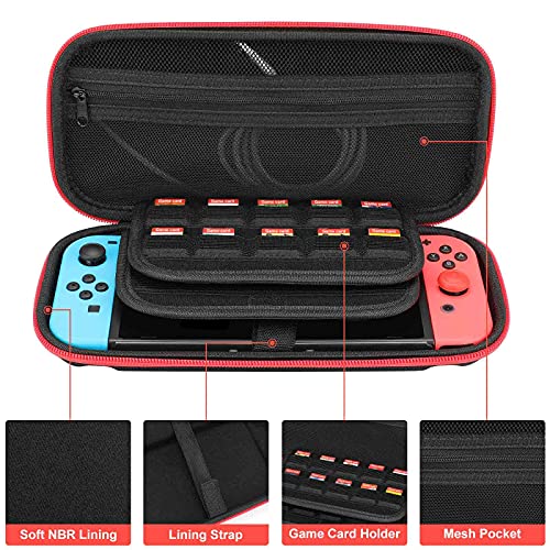 Elefantes tribais que transportam estojo para Nintendo Switch Protetive portátil Bolsa de viagem de bolsa dura portátil