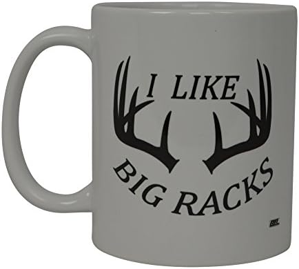 Caça de café engraçado tático do rio Rogue eu gosto de grandes prateleiras Buck Hunter Novelty Cup Gift for Friend Hunt