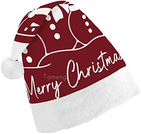 Chapéu de Papai Noel de Natal, Chrata de Floco de Neve de Christmas Snowfola de Natal para Adultos, Unisex Comfort Chapéus de Natal