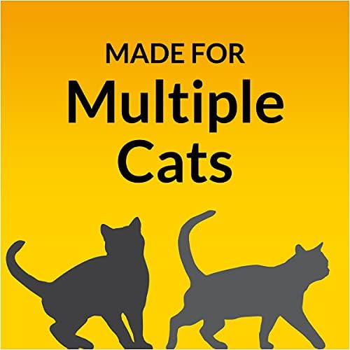Purina Tidy Cats Breeze Cat Pad Recarias, almofadas de gatos descartáveis ​​e limpas e fáceis para o sistema de ninhada Breeze, controles odores, 10 recargas de almofada de gatos/pacote