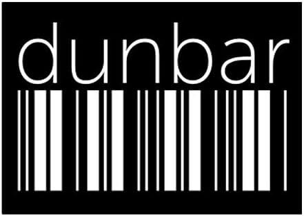 Teeburon Dunbar Lower Barcode Sticker Pack x4 6 x4