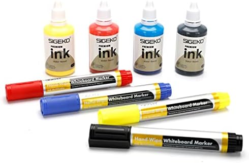 Tinta de marcador premium sigeko para marcadores de apagamento seco recarregáveis ​​reabastecemos de tinta alcoólica,