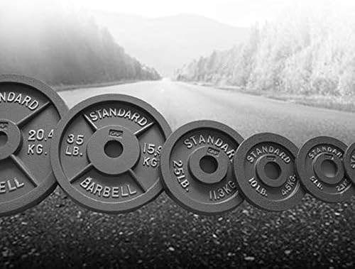 Placas de peso olímpico de placa para pára-choques Acessórios de halteres de ferro fundido Perfeito para o bodybuilding levantamento de peso academia em casa-2.5lb, 5lb, 10lb, 25lb, 35lb, 45lb