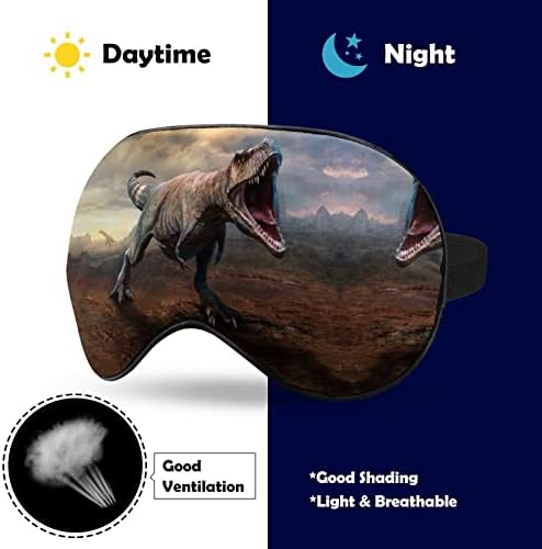Tyrannosaurus rex máscara de olho macio eficaz máscara de sono conforto
