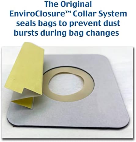 Sacos de vácuo de micro -filtragem de reposição Envirocare, projetados para ajustar as vasilhas do tipo SR 3 pacote 3