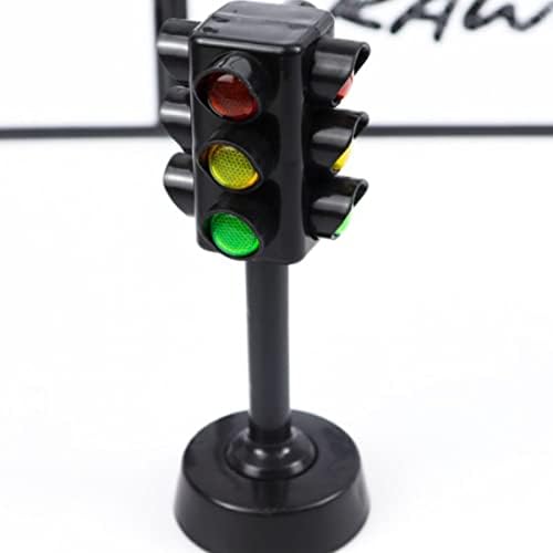 Toyvian Mini Toys Bloco Educacional 12 Peças Traffic Lamp Traffic Light Para lâmpada de sinais de luz de trânsito, mini mini