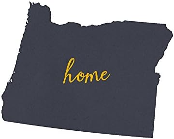Lanterna Press Oregon, estado doméstico, cinza em branco