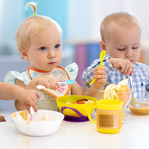 Etiquetas de garrafas de bebê haakaa para creche, rótulos de garrafas de bebê reutilizáveis ​​de silicone para creche, 4