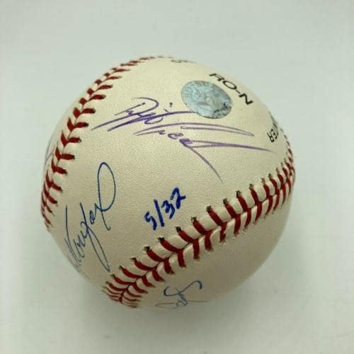 Sandy Koufax Pedro Martinez Roger Clemens Steve Carlton assinou o Baseball JSA COA - Bolalls autografados