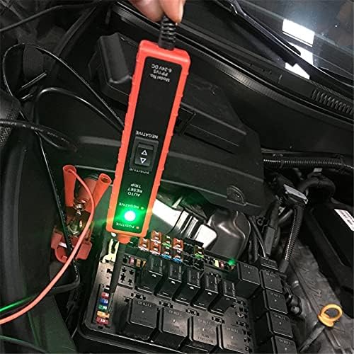 Testador de circuito elétrico Morecioce, DC 6V-24V Sistema elétrico Automotive Kit de sonda de energia da ferramenta de diagnóstico com clipe de jacaré do indicador de LED com LED