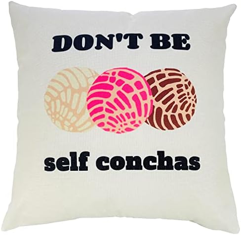 Concha Pillow Covers, Conchas Bread Pan Dulce Throw Pillows, Decoração de casa mexicana, idéias de presentes da mãe