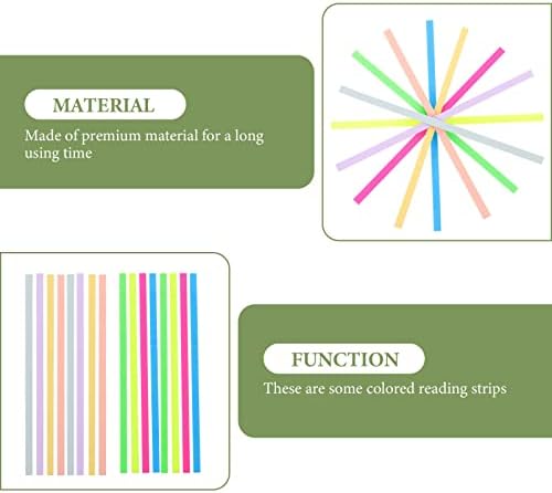 Adesivos de leitura stobok marcadores de página de fluorescência