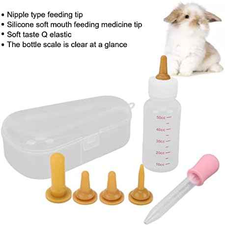 Garrafa de animais de estimação, fácil de transportar uma garrafa prática de enfermagem de mamilo longa e prático