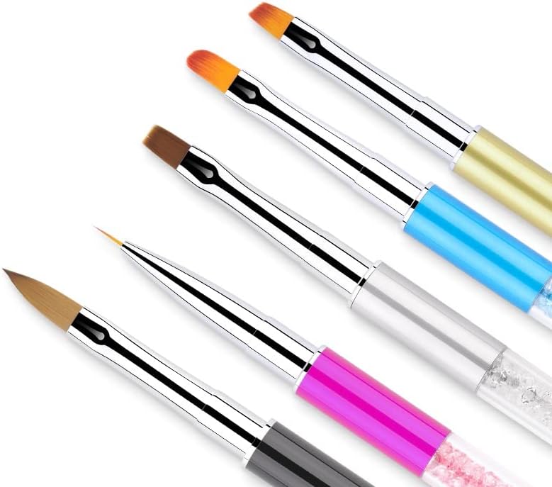 TJLSS Manicure Brush unha Manicure pincel Definir caneta de flores apontando desenho design de acrílico escova de