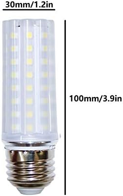 Iluminação LXCOM Bulbo de milho LED LED E26/E27 LED BULS 2835 SMD 80 LEDS 150 WATT Equivalente 3000k Bulbos de lustres de LED branco LED LED 1600LM E26/E27 BASE BASE BULL para iluminação doméstica, AC 85-265V