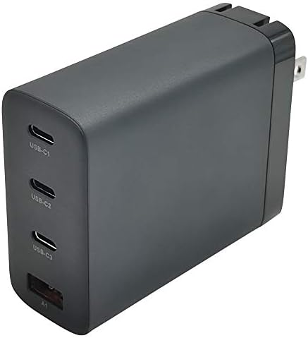 Charger de ondas de caixa compatível com Gowin Android 10.0 Tablet G10 - Carregador de parede PD Gancharge, 100w Tiny PD Gan Type -C e carregador de parede tipo A - Jet Black