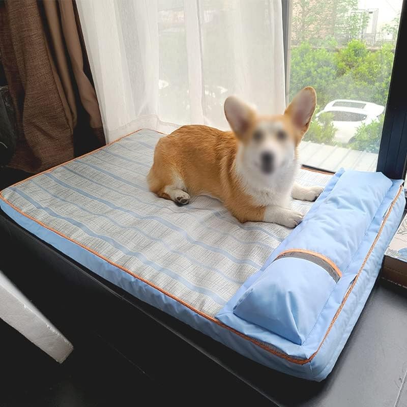 Friendlysss Summer cachorro cama de cachorro sofá de canil travesseiro quadrado para cães grandes cães casas de gato