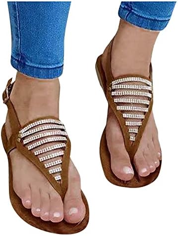 Usyfakgh sandálias femininas sandálias de cunhas para mulheres Mulheres Summas de fivela de fivela de fivela de fivela da praia Aberto do dedo do pé respirável preto, rosa, marrom