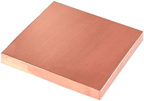 Lucknight Capper Block bloco quadrado Placa de cobre plana comprimidos Material Material molde metal diy Arte artesanal 150mmx150mm Placa de latão