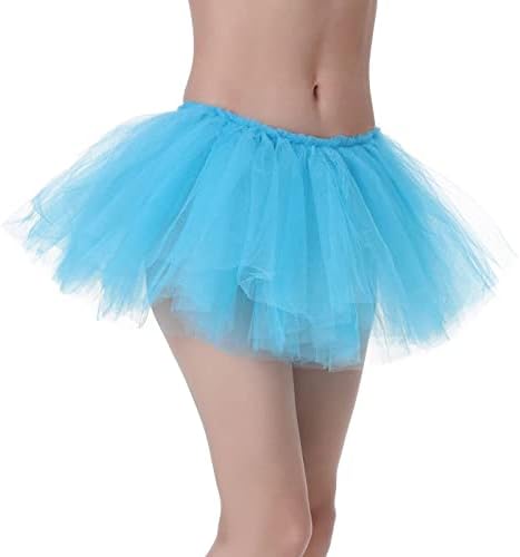 Mini Saias de Mini Tutu para Meninas da Dança Salia Putfy Skirt Salia de Linha Saias de Linha para Girls 5 Camadas