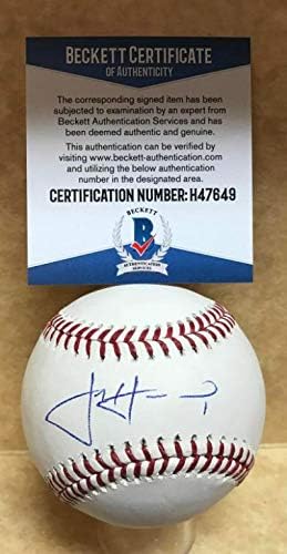 Josh Harrison Pittsburgh Pirates assinou autografado M.L. Baseball Beckett H47649