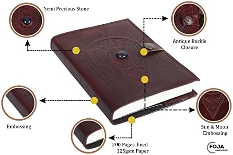 Diário de couro para artesanato foja para mulheres e homens escrevendo notebook diário diário de gratidão diário diário de apanhador