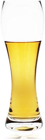 Cerveja Crystal Glass 20 oz Clear 4 peças Conjunto I empilhamento fácil no armário I Lavagem de louça Segura e ótima