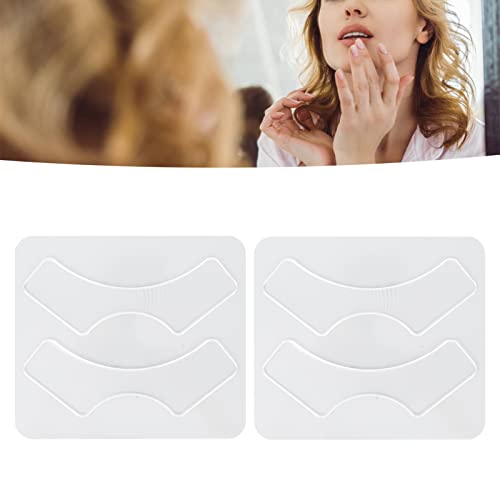 Patch de rugas labiais, 2 pares de silicone anti -rugas reutilizáveis ​​linha de smile reutil