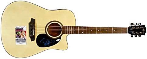 Pam Tillis Autograph Hand assinado Dreadnaught Acoustic Electric Guitar Country Music JSA Authentic SS17031