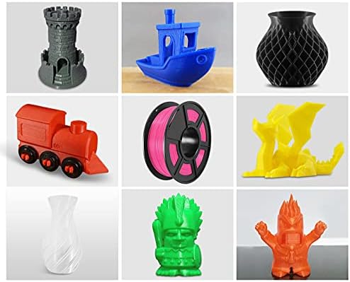 Materiais de impressão 3D DAMI 3D PETG FILAMENTO 1,75mm para precisão dimensional da impressora 3D +/- 0,02mm 1kg 1 carretel