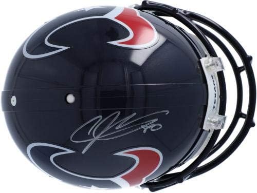 Andre Johnson Houston Texans autografou Riddell Authentic Pro Capacete - Capacetes NFL autografados