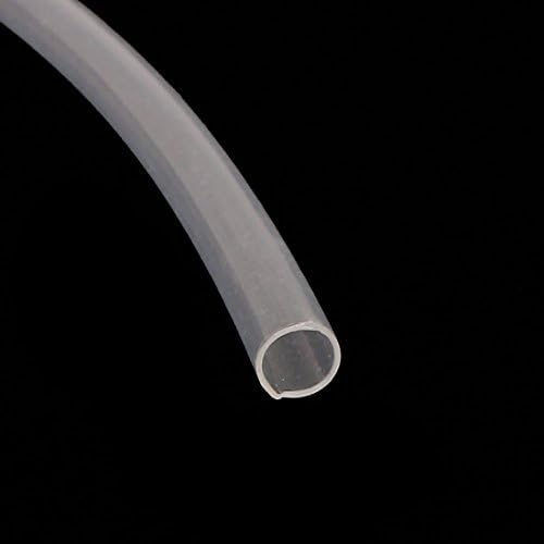 Aexit 6mm x Gerenciamento do cordão de cordão 7mm PTFE Tubo de tubo transparente Tubo 2 metros 6,6 pés para a impressora
