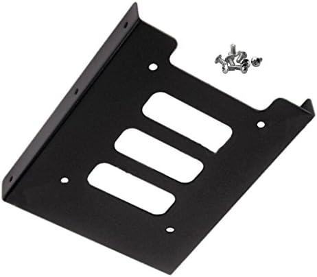 IMBAPRICE 2.5 a 3,5 Bay SSD/HDD Notebook Drive de disco rígido Montagem Adaptador de suporte de bandeja Kit - Black