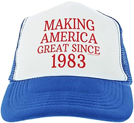This roupas de 40º aniversário de 40 anos, tornando a América ótima desde 1983 Hat Political Hat Republican Gifts Maga Trucker Hat