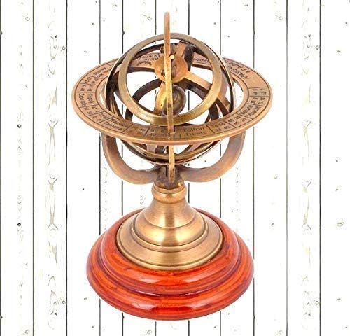 Robin Exporta Antique Astrolabe Brass Sphere