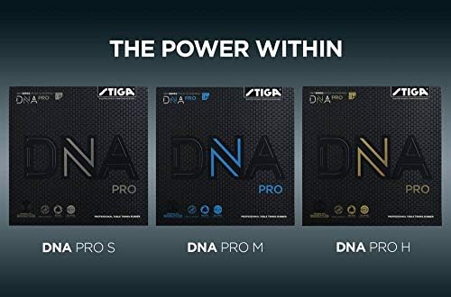 Stiga DNA Pro S, borracha profissional de tênis de mesa, vermelho, 1,9, qualidade européia