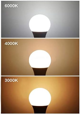 Lâmpadas de cor de cor 3000k 4000k 6000k Switch Operou a cor de cor, alterações de cor de 100 watts equivalente a 1000 lúmen lâmpada brilhante, para lâmpada de parede de mesa de mesa, 85-265V