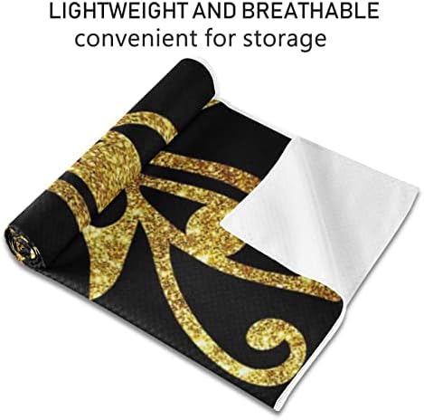 Bobertor de Yoga Augenstern Ancião-Egípcio-Ankh-Gold Yoga Towel Yoga Mat Toalha