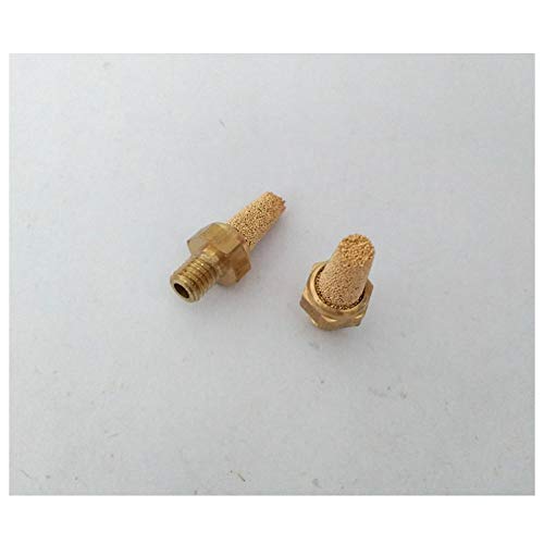 M5 5mm Male Thread Brass Silenciador Somente Eliminador de Silenciador 2pcs