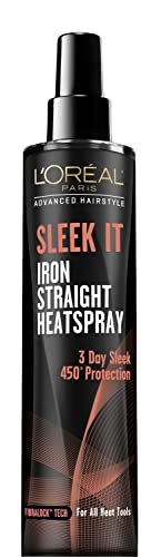 L'Oréal Paris Penteado Avançado Sleek It Iron Stray Spray, 5,7 onças