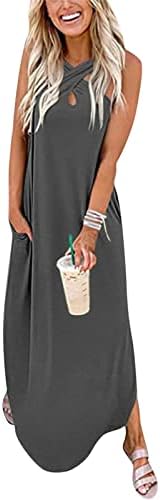 SGASY Women Summer Skin Print Maxi Dress Dress Halloween Gothic Sleeseless Auto -gravata vestidos de tanque de pescoço Round Plus Size