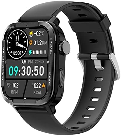 Yeahitch Smart Watch de 1,85 polegadas de alta definição de tela cheia Bluetooth CHAMADA VULEIRA VÁRIOS DE CHECHES DE SAÚDE Photos Multifuncionais homens e relógios esportivos femininos Relógios