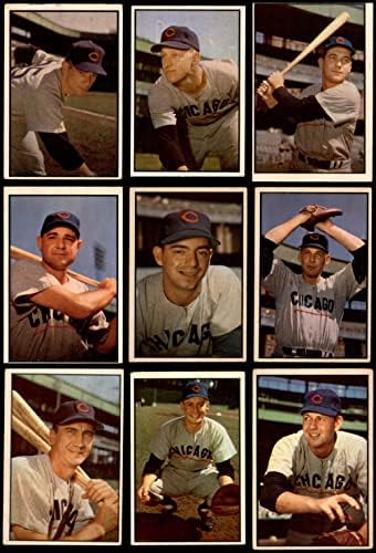 1953 A equipe do Bowman Chicago Cubs definiu o Chicago Cubs VG/EX Cubs
