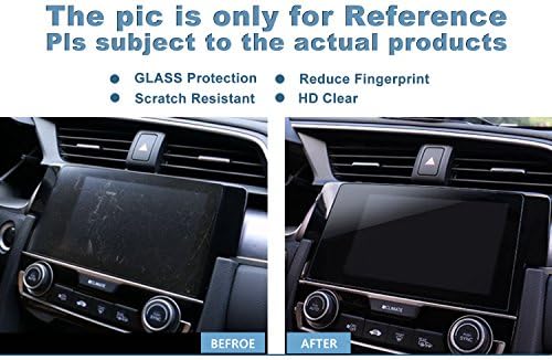 Protetor de tela de navegação para carro do LFOTPP para 2014- Corolla Entune 6,1 polegadas, vidro temperado 9H DUESS