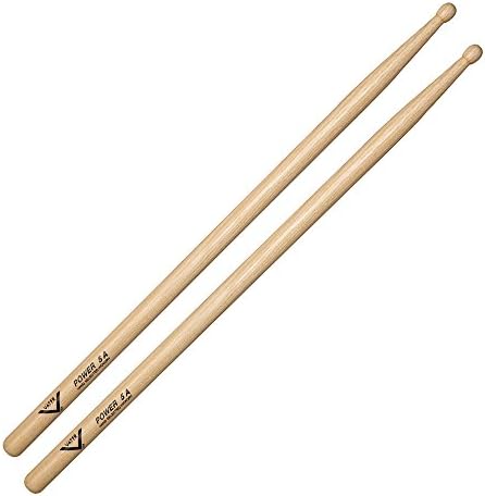 Vater Power 5A Wood Tip Hickory Drum Sticks, par