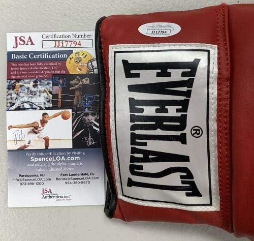 Sir Henry Cooper assinou a luva de boxe Everlast Autograph Olympics JSA - luvas de boxe autografadas - luvas de boxe autografadas