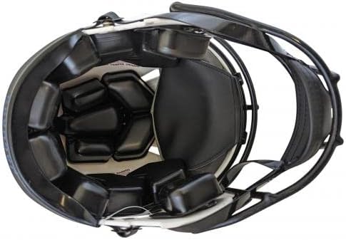 Jaguars Trevor Lawrence assinou fanáticos por capacete proline em tamanho real de tamanho real - capacetes autografados