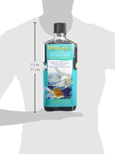 Penn-Plax Pro-Carb Z contém carbono ativado e zeólito para água de aquário cristalina clara e saudável, 34 onças, modelo: pbzc2m